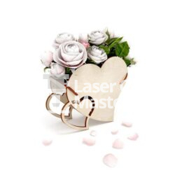 Flowers basket Laser Cut File
