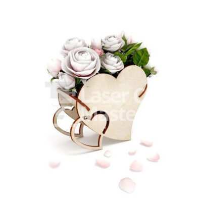 Flowers basket Laser Cut File