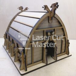 Viking house Laser Cut File