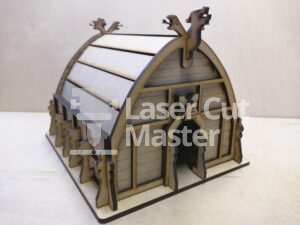 Viking house Laser Cut File
