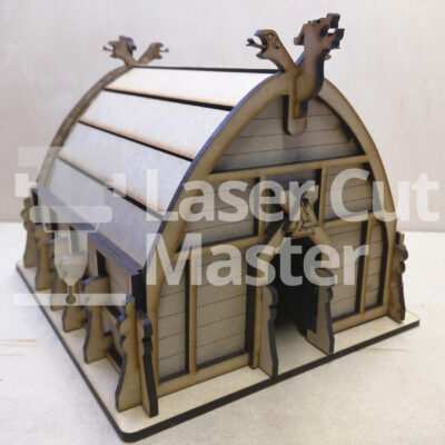 Viking house Laser Cut File