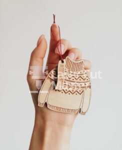 Sweater keychain Laser Cut File