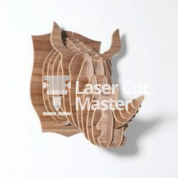 Rhino head Laser Cut File