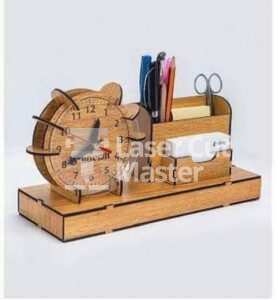 Desk clock Laser Cut File