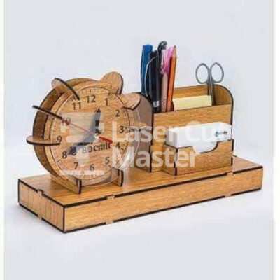 Desk clock Laser Cut File