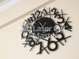 Wall Clock Laser Cut File