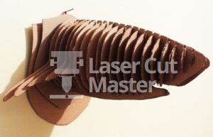 Head Shark Laser Cut File