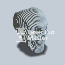 Skull Laser Cut File