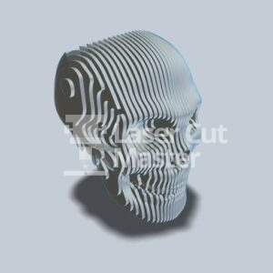 Skull Laser Cut File