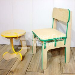 Chair and Table Laser Cut File