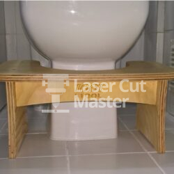 Toilet Chair Laser Cut File
