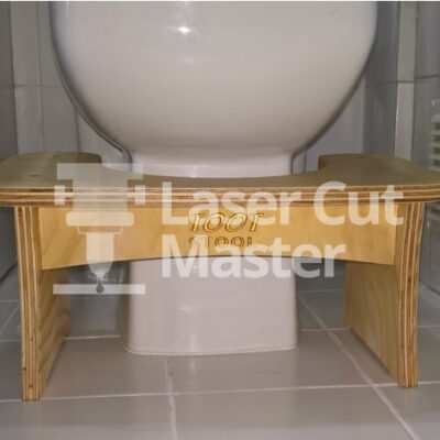 Toilet Chair Laser Cut File