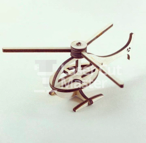 Helicopter Laser Cut File