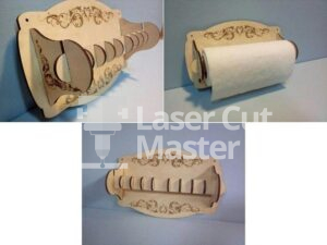 Toilet Paper Roll Laser Cut File