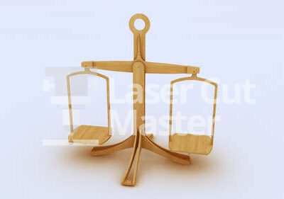 Justice Balance Laser Cut File
