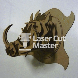 Boar head Laser Cut File