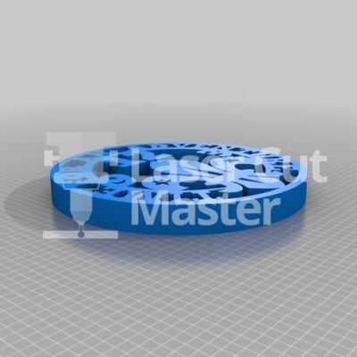 Wall Clock Laser Cut File