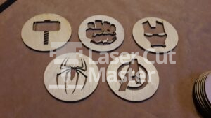 Avengers Coaster Laser Cut File