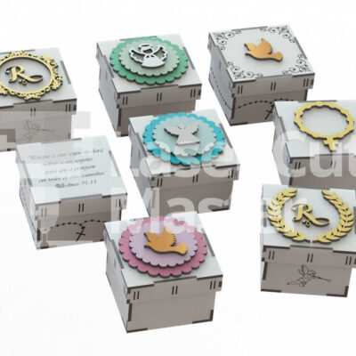 Baptism Boxes Laser Cut File