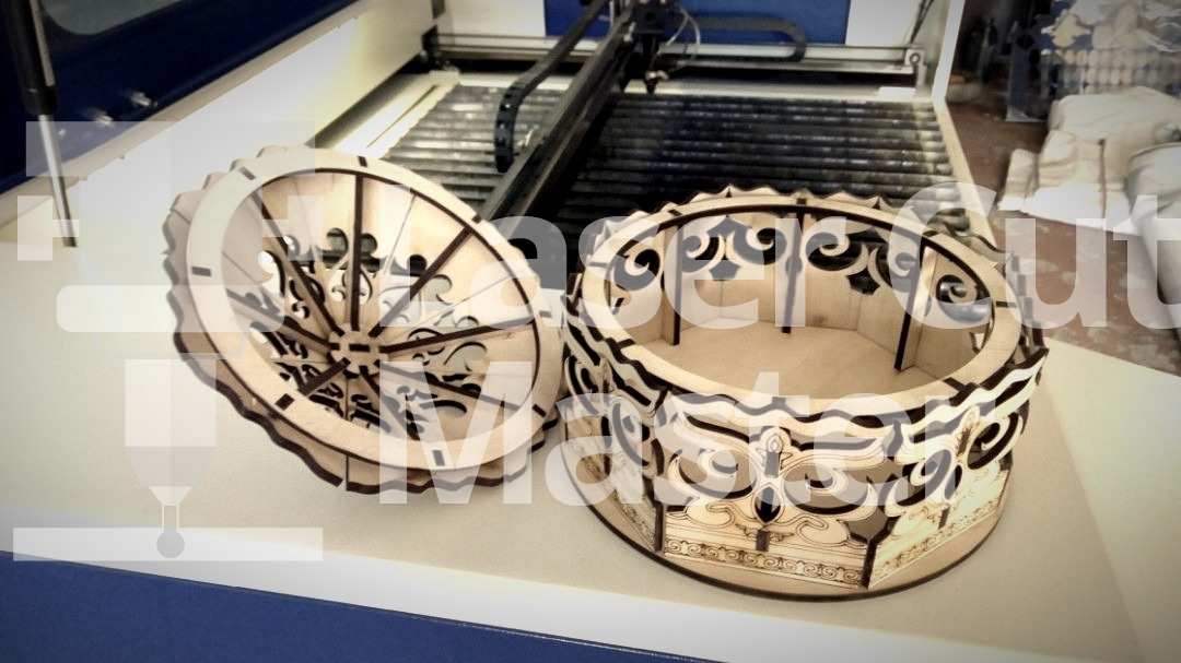Laser cut carousel chest