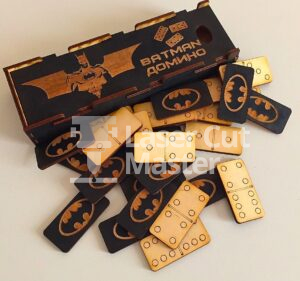Batman Domino Laser Cut File