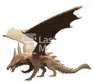 Dragon Laser Cut File