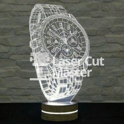 Engraved Clock Laser Cut File